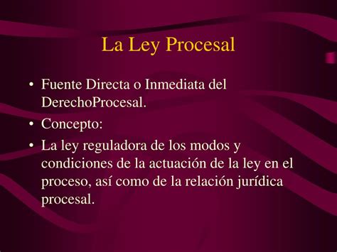 Ppt El Derecho Procesal Powerpoint Presentation Free Download Id4878039