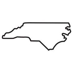 north carolina clipart outline - Clipground