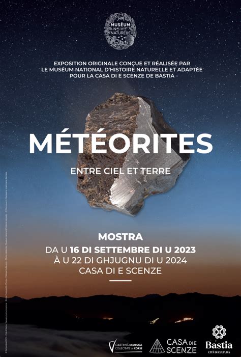 Inauguration de la nouvelle exposition Météorites entre ciel et