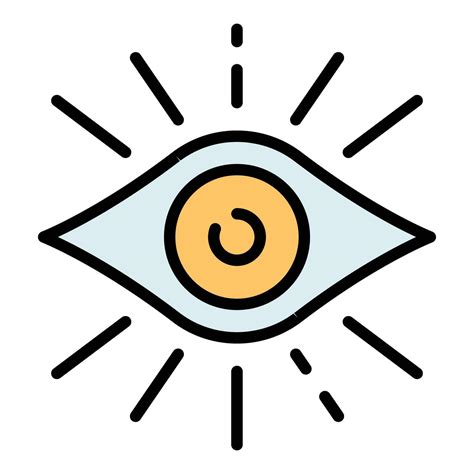 Open Eye Icon Vector Flat Vector Art At Vecteezy