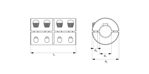 R Rigid Shaft Couplings Two Piece Automotion