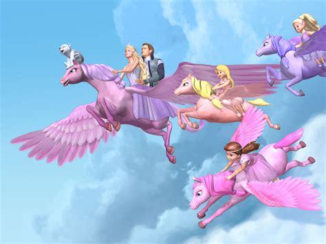 Barbie Magic Of The Pegasus Disney Barbie Real Barbie Barbie Cartoon