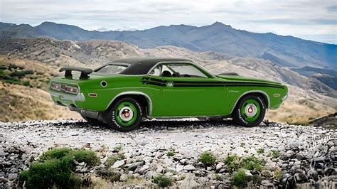 Go On Green Johnny Lightning 1971 Rt Challenger Of The Day