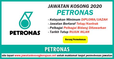 Borang Permohonan Kerja Petronas Maria Wright