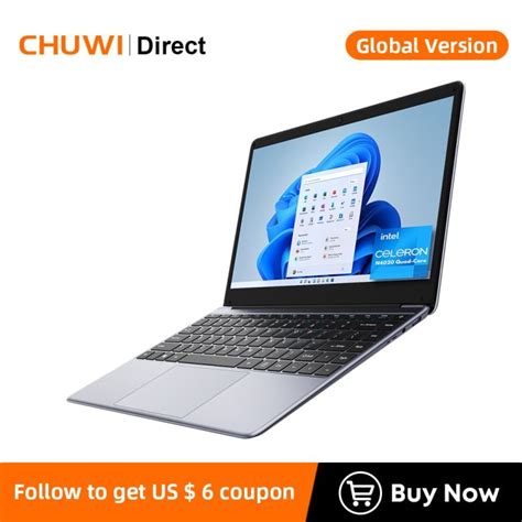 Chuwi Herobook Pro Inch Laptop Gb Ram Gb Ssd Intel Celeron