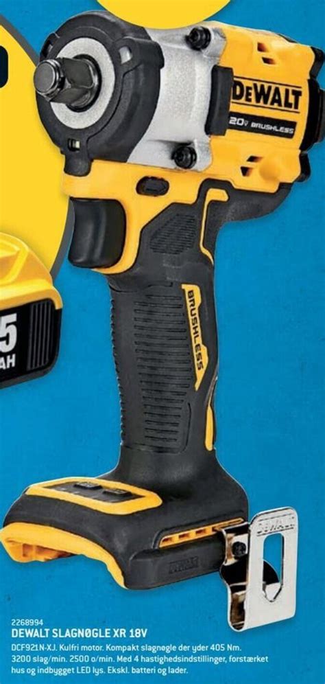 Dewalt Slagn Gle Xr V Dcf N Xj Tilbud Hos Xl Byg