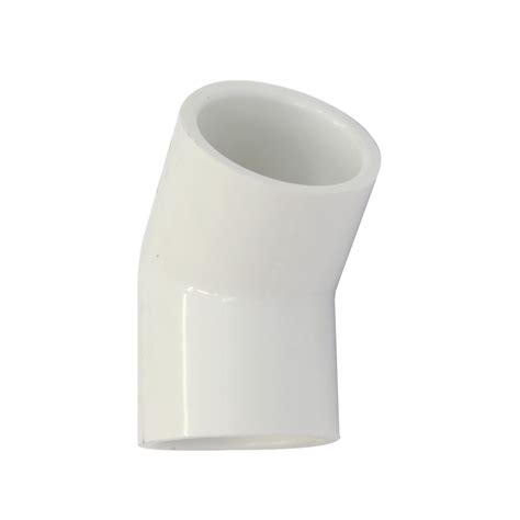 Codo Pvc Liso 1 2 Pulg 45 Codos Pvc A 45 Grados