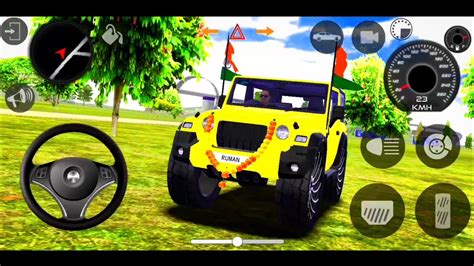 Dollar Song New Car Simulator D Mahindra Yellow Thar Driving