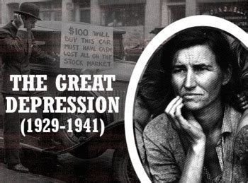 APUSH US History The Great Depression PowerPoint Lecture TPT