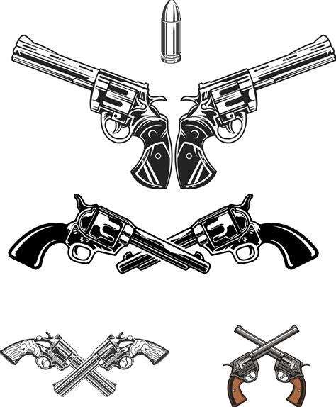 Gun Logorevolver Svg Gun Svg Pistol Svg Weapon Svg Svg Cdr Ai