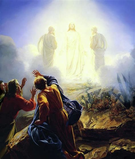 The Transfiguration Poster By Carl Heinrich Bloch Transfiguration Of