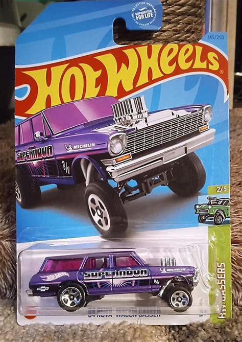 Hot Wheels Chevy Nova Gasser Wagon Super Nova Etsy