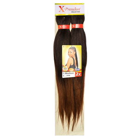 X Pression Ultra Braid Pre Stretched T1B 30 Afroshop Sow