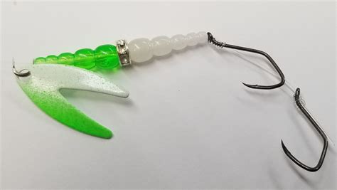 Glow N Green” Dakota Spinner Lakeshore Tackle