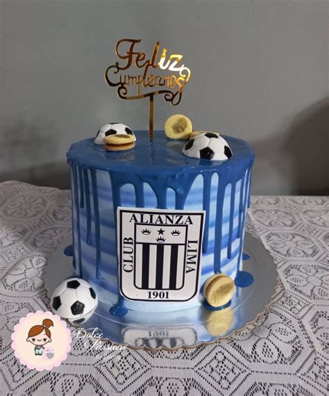 Torta de Alianza lima Tortas temáticas Torta alianza lima Tortas