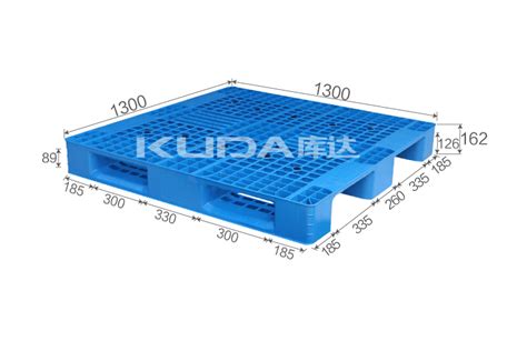 1313c网格川字（置钢管）塑料托盘江苏库达塑业科技有限公司