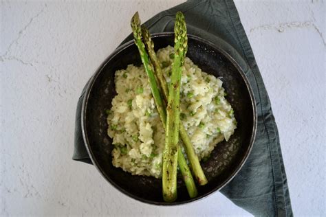 Citroenrisotto Met Groene Asperges En Doperwt Keukenrebellen