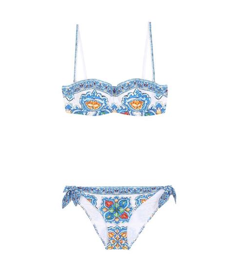 DOLCE GABBANA Printed Bikini