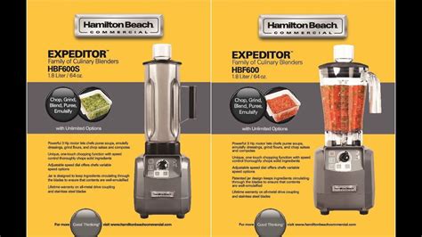 Máy xay trộn thực phẩm Hamilton Beach HBF 600 CE Culinary Blender