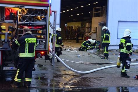 Mitarbeiter löscht Feuer in Stadtlohner Unternehmen