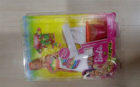 Multicolor Barbie Crayola Rainbow Fruit Surprise Doll Packaging Type