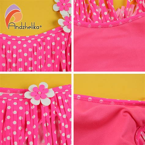 Andzhelika Summer Children's Swimwear 2017 New Girls Bikini Cute Dot ...