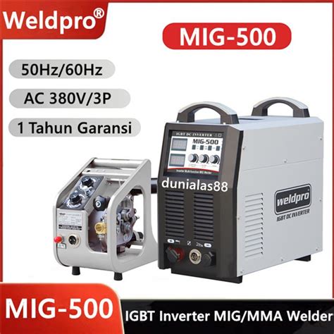 Jual Mesin Las Weldpro Mig A Trafo Las Inverter With Wire Feeder Mig