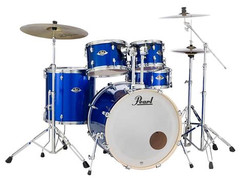 Pearl 5-piece Drum Set With Cymbals & Snare Drum, High | Reverb