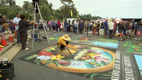 I Madonnari Italian Street Painting Festival Fills Mission Grounds With