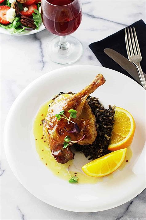 Duck Confit With Orange Sauce Recipe