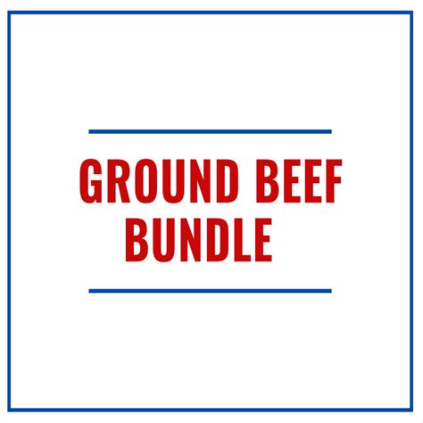 Ground Beef Bundle Pasture Link Meats