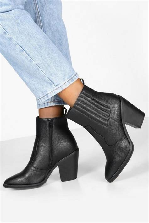 Wide Width Western Boots | boohoo