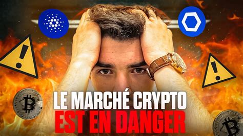 Bitcoin LA CHUTE VA FAIRE Très MAL Les altcoins sont en danger