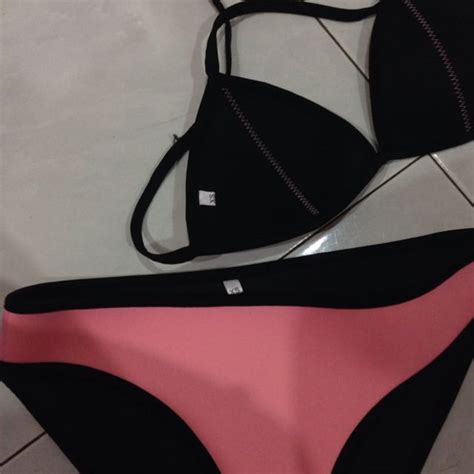 Triangl Inspired Neoprene Triangle Bikini Women S Fashion Swimwear