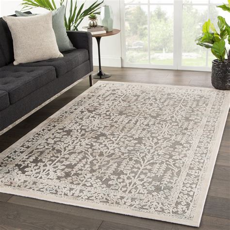 Jaipur Fables Mitzy Power Loomed Rug Paynes Gray Paynesgray Beige