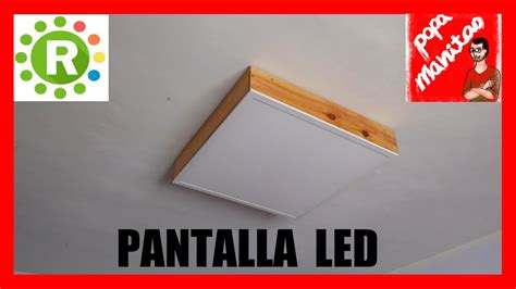 Como Instalar Un Panel Led 60 X 60 En El Techo Facilisimo YouTube