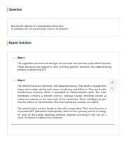 Answered Describe The Structure Of A Bartleby Pdf Question