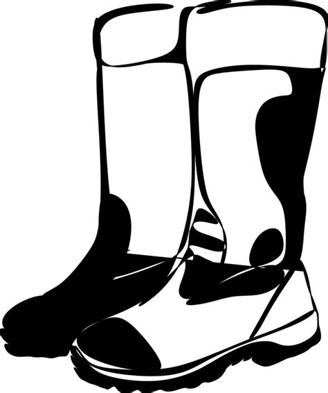 a black and white silhouette of shoes 46014966 Vector Art at Vecteezy