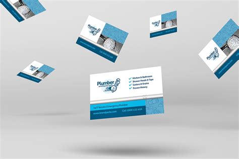 Free Plumbing Business Card Templates - Printable Templates