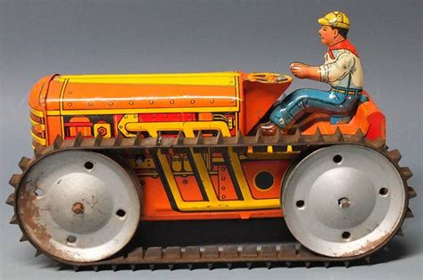 Vintage Tin Windup Marx Climbing Tractor 0529 On Jan 08 2022 Toys