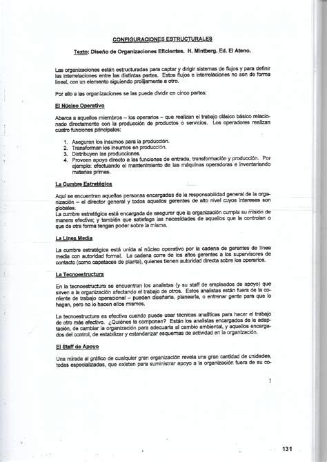 Unidad Apunte De Catedra Dise O De Organizaciones Eficientes H