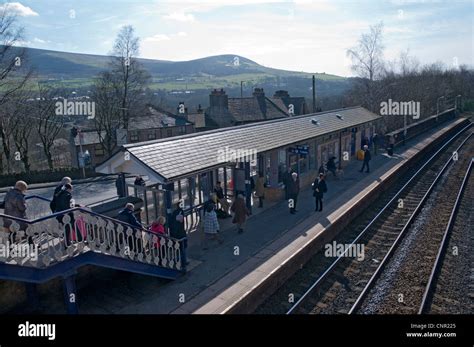 Greenfield Railway Station Saddleworth Oldham District Greater