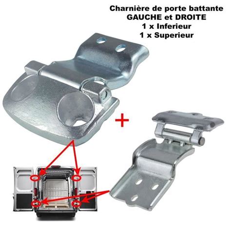 Charni Re Bas Et Haut De Porte Battante Arri Re Gauche Ou Droit