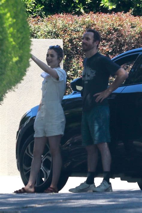 Lily Collins And Charlie Mcdowell Out In Los Feliz