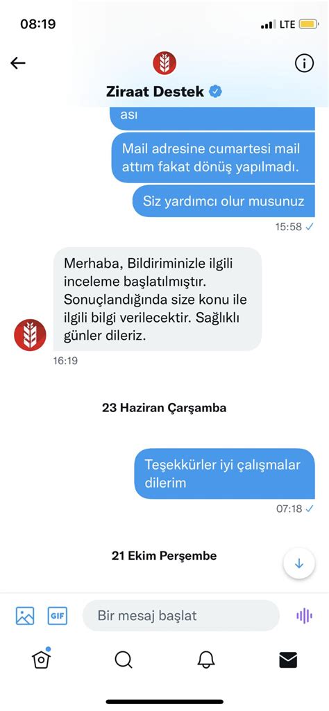 Ziraat Bankası Banka Harcama İtiraz Geri Dönütü Yapılmıyor Şikayetvar