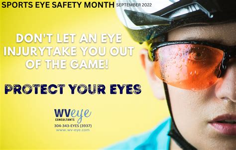 September 2022 Sports Eye Safety Month Wv Eye Consultants