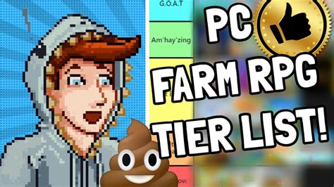 Rating All Pc Farm Rpgs Using A Tier List Youtube