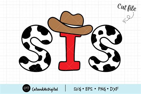 Sis Cowboy Svg Graphic By Catandme · Creative Fabrica