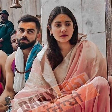 Virat Anushka Visit Mahakaleshwar Temple In Ujjain Offer Prayers