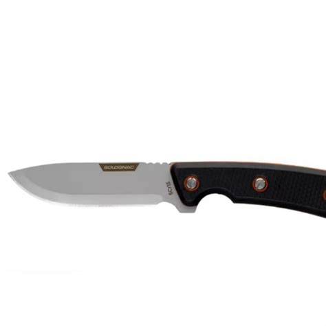 Solognac Sika 90 Grip Fixed Knife Black Fitxaz